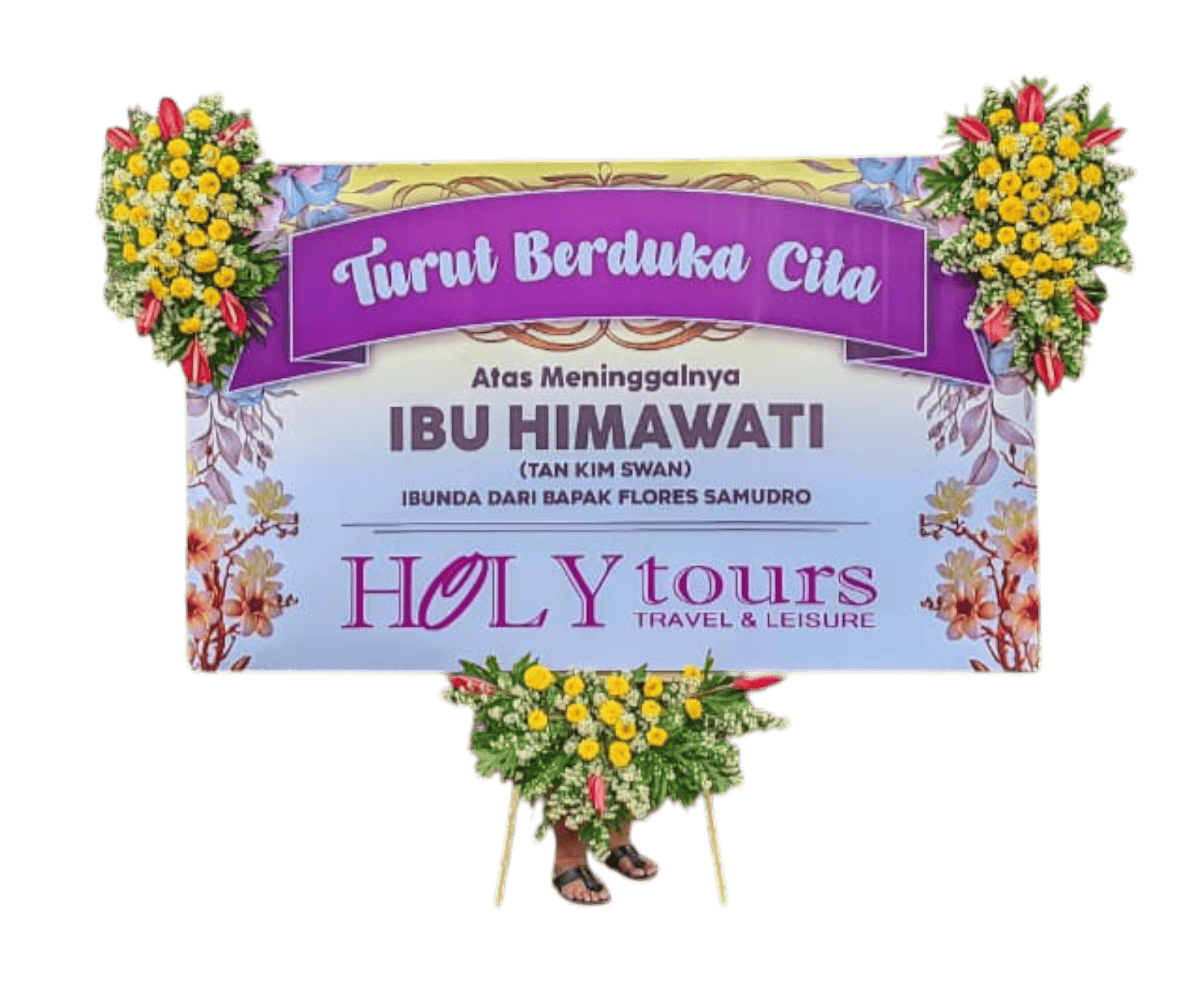 Papan bunga selamat sukses Batu Malang MFG-024