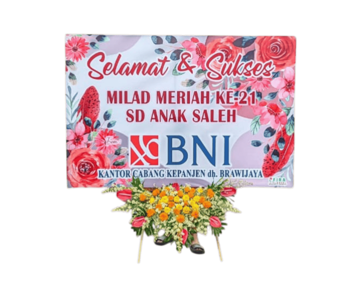 Papan bunga pernikahan express Malang MFG-026