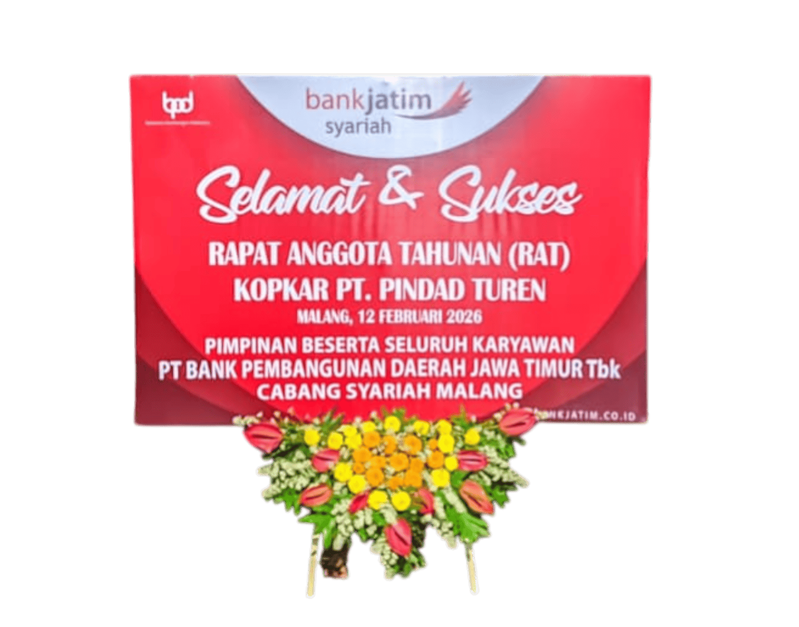 Papan bunga duka cita express Malang MFG-027